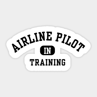 Airline Pilot in Training Sticker